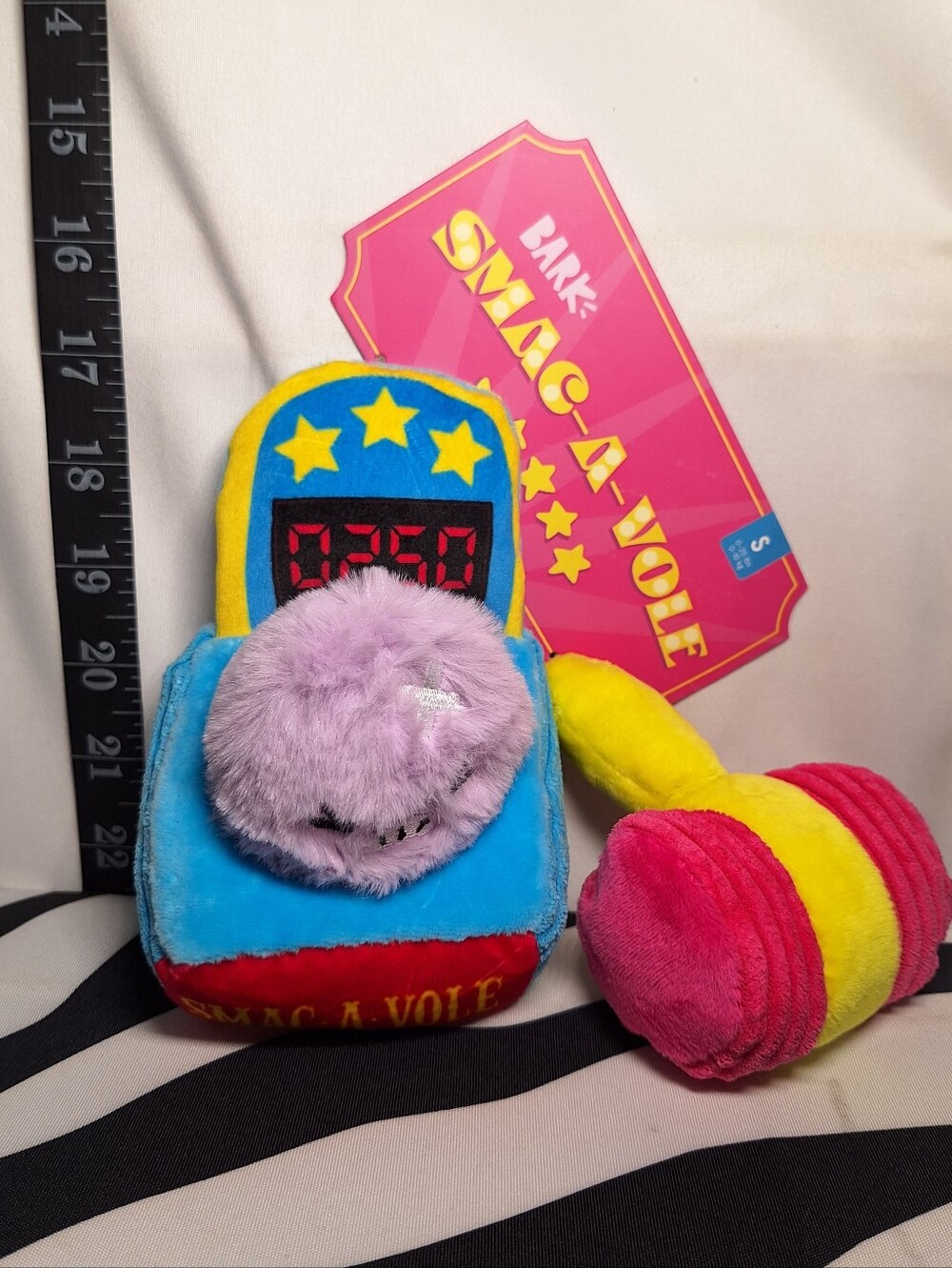 NWT Bark Smack A Vole Dog Toy S